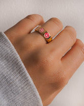 Colored Smile Ring